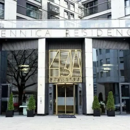 Chic & Luxury Apartment By Mennica Residence Varsavia Esterno foto